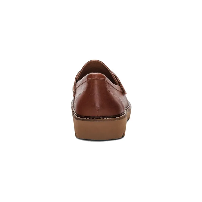 Aetrex Women's Collette Loafers- Cognac