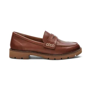Aetrex Women's Collette Loafers- Cognac
