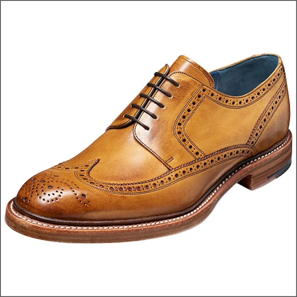 Barker Bailey Cedar Hand Painted Derby Wingtip Brogue@