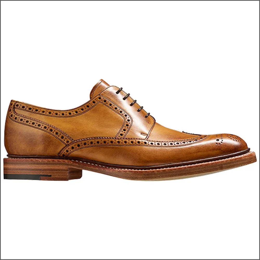 Barker Bailey Cedar Hand Painted Derby Wingtip Brogue@