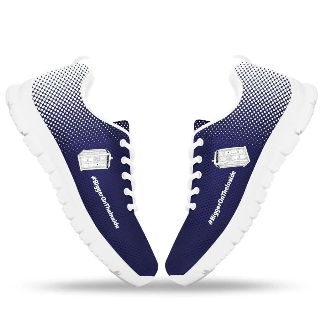 #BiggerOnTheInside Timey Wimey Running Shoes