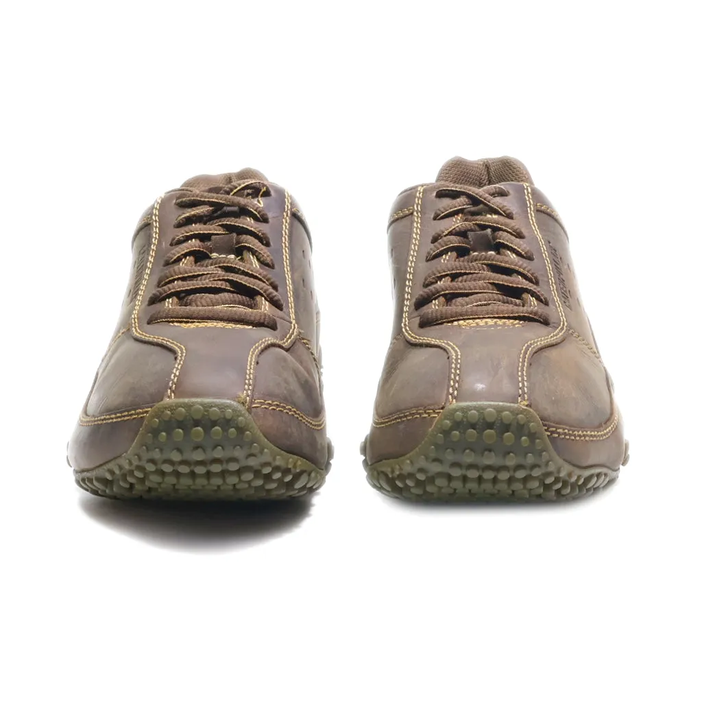 Caterpillar Casual Lace Ups Leather Brown Colour For Men