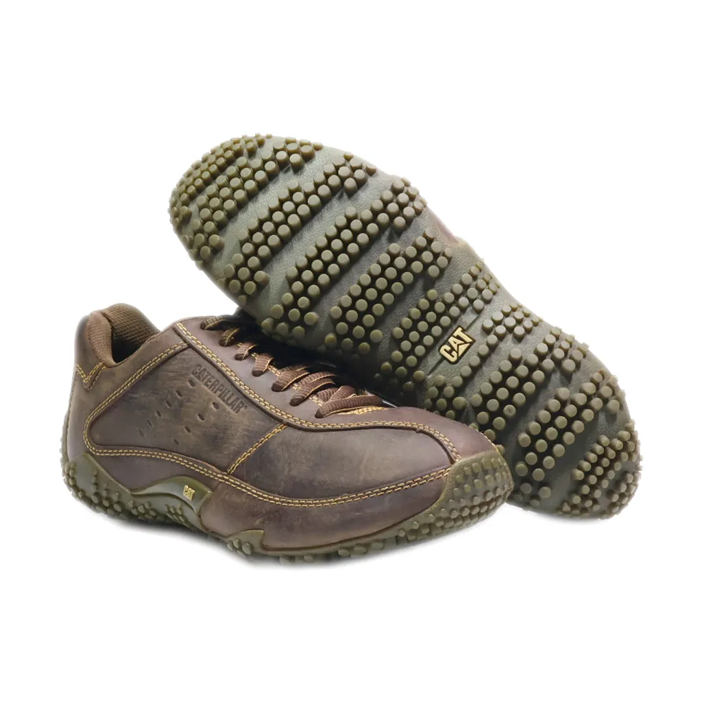 Caterpillar Casual Lace Ups Leather Brown Colour For Men