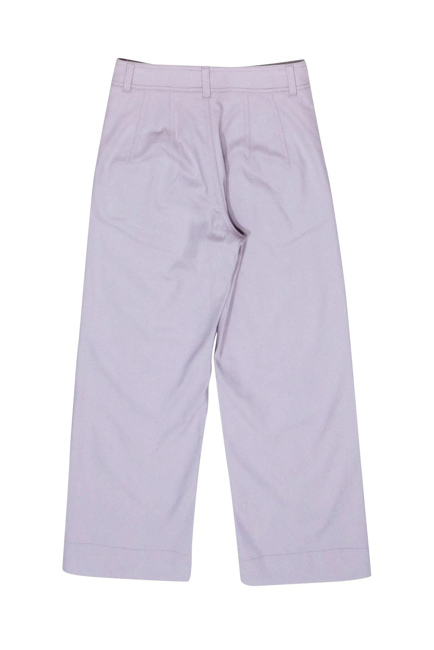 Club Monaco - Lavender High Rise Cropped Twill Pants Sz 00