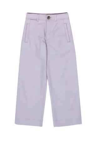 Club Monaco - Lavender High Rise Cropped Twill Pants Sz 00