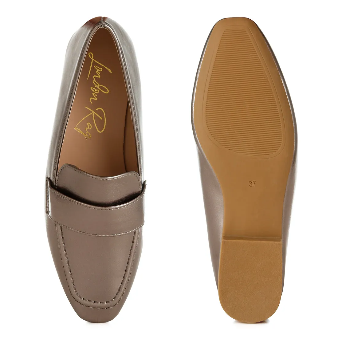 Flat Heel Loafers