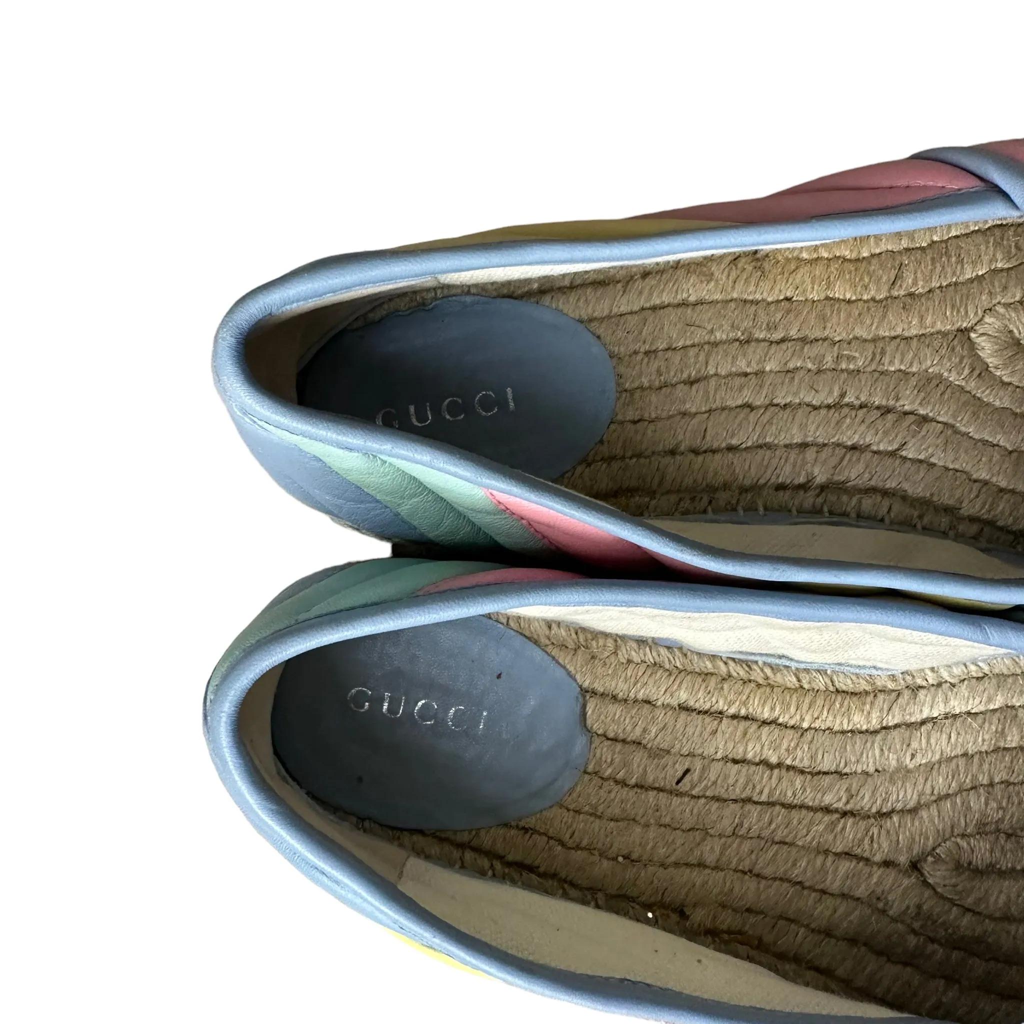 Gucci Rainbow Marmont Espadrilles