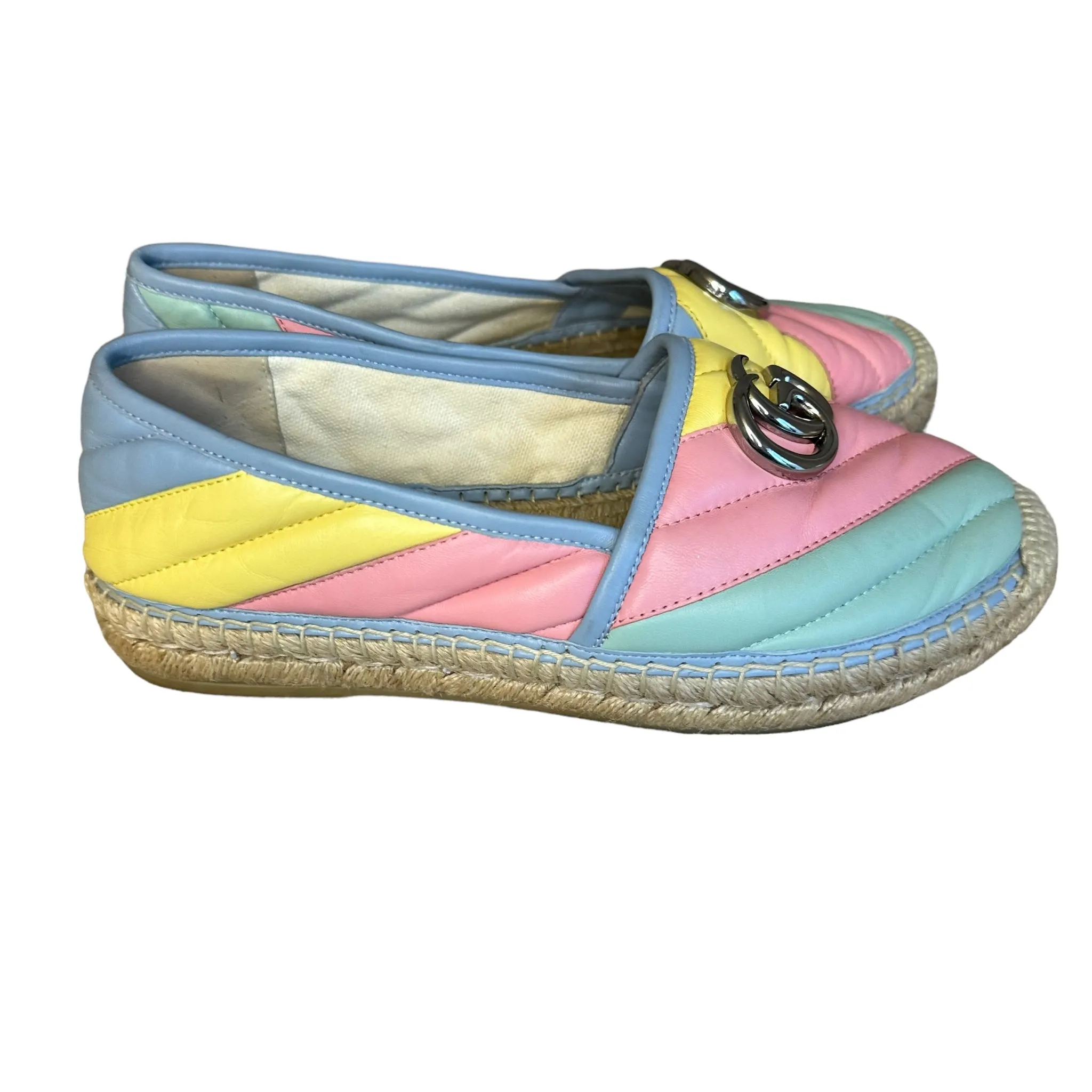 Gucci Rainbow Marmont Espadrilles