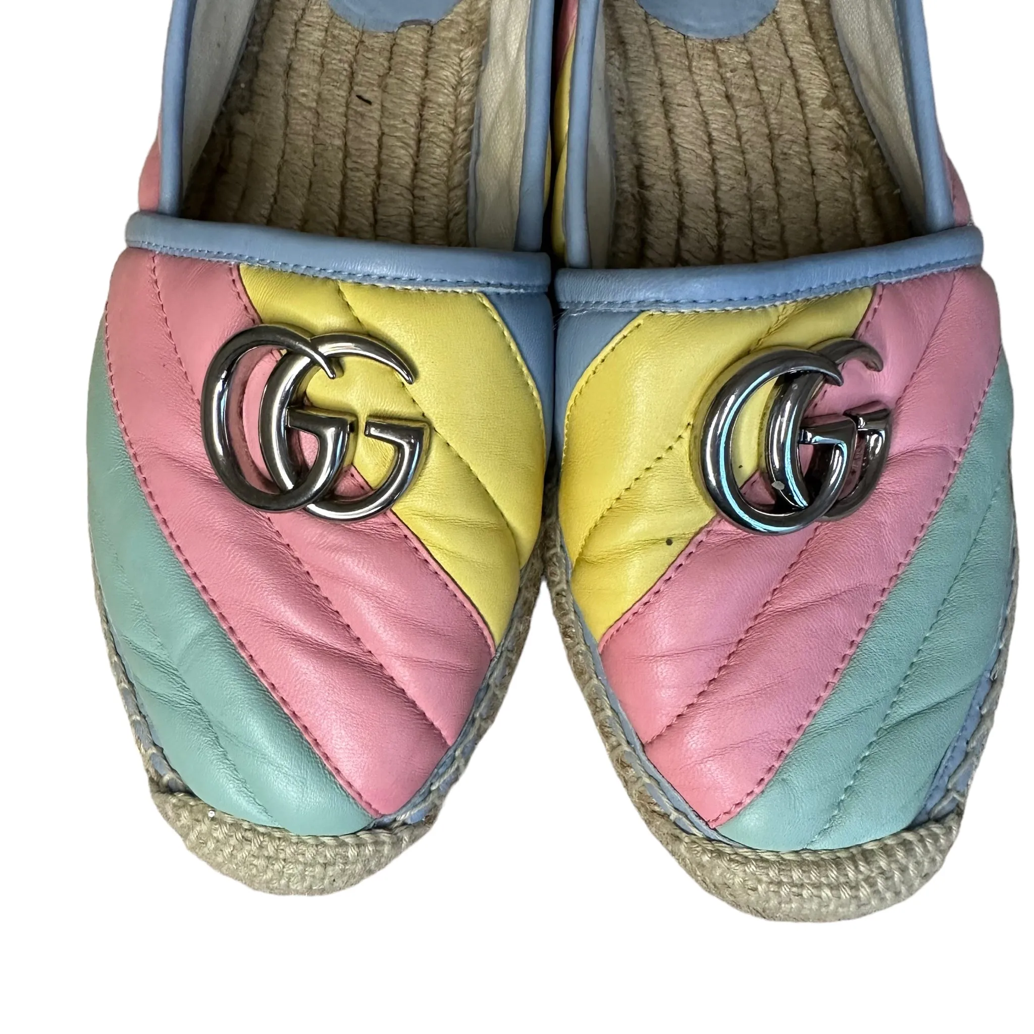 Gucci Rainbow Marmont Espadrilles