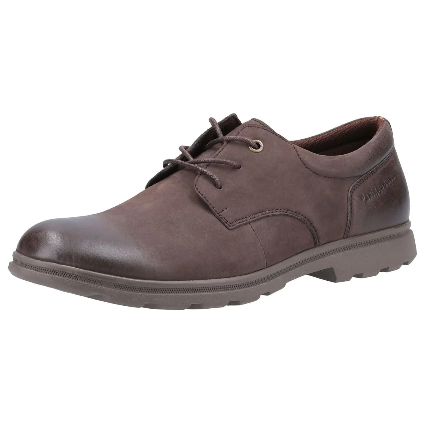 Hush Puppies Trevor Brown Mens Nubuck Shoes