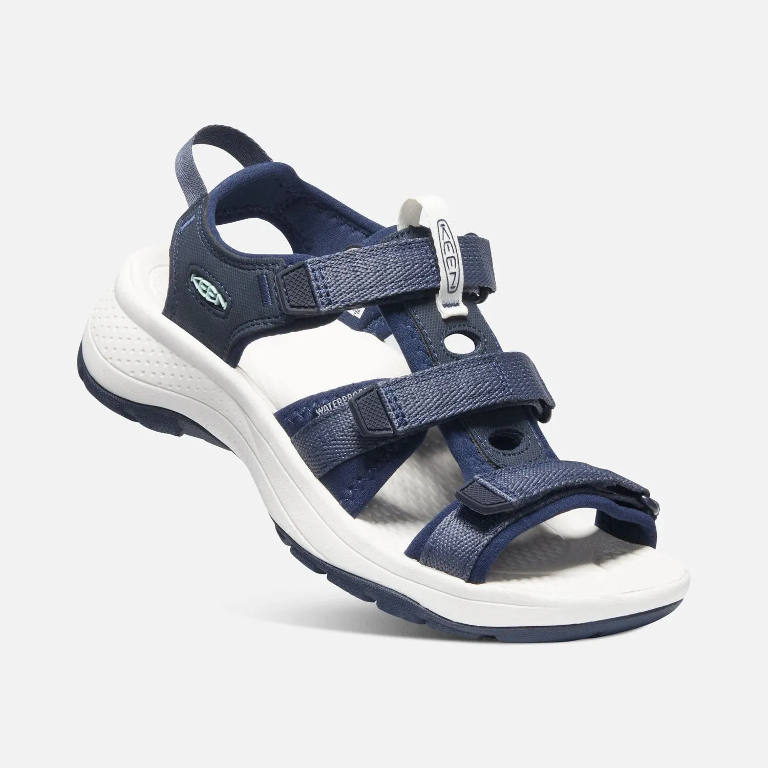 Keen - Women's Astoria West Open Toe Blue Night/Black Hiking Sandals 1024871