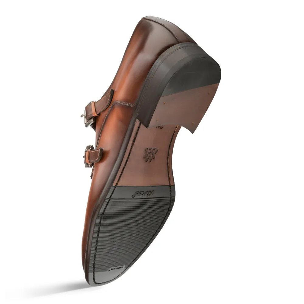 Leather Double Monk Strap