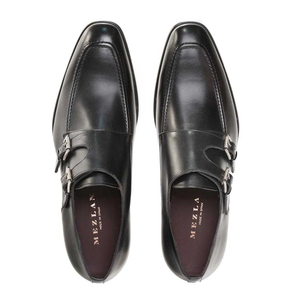 Leather Double Monk Strap