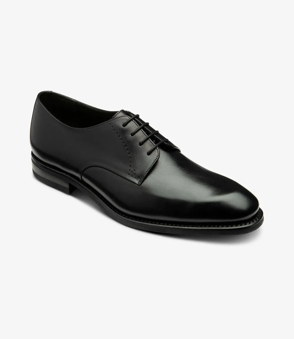 LOAKE GOSLING BLACK DERBY RUBBER SOLE F-MEDIUM