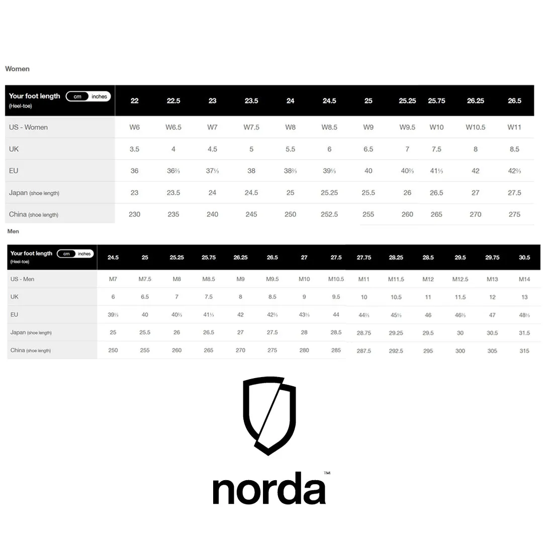 norda - 001 - Cinder - Men's