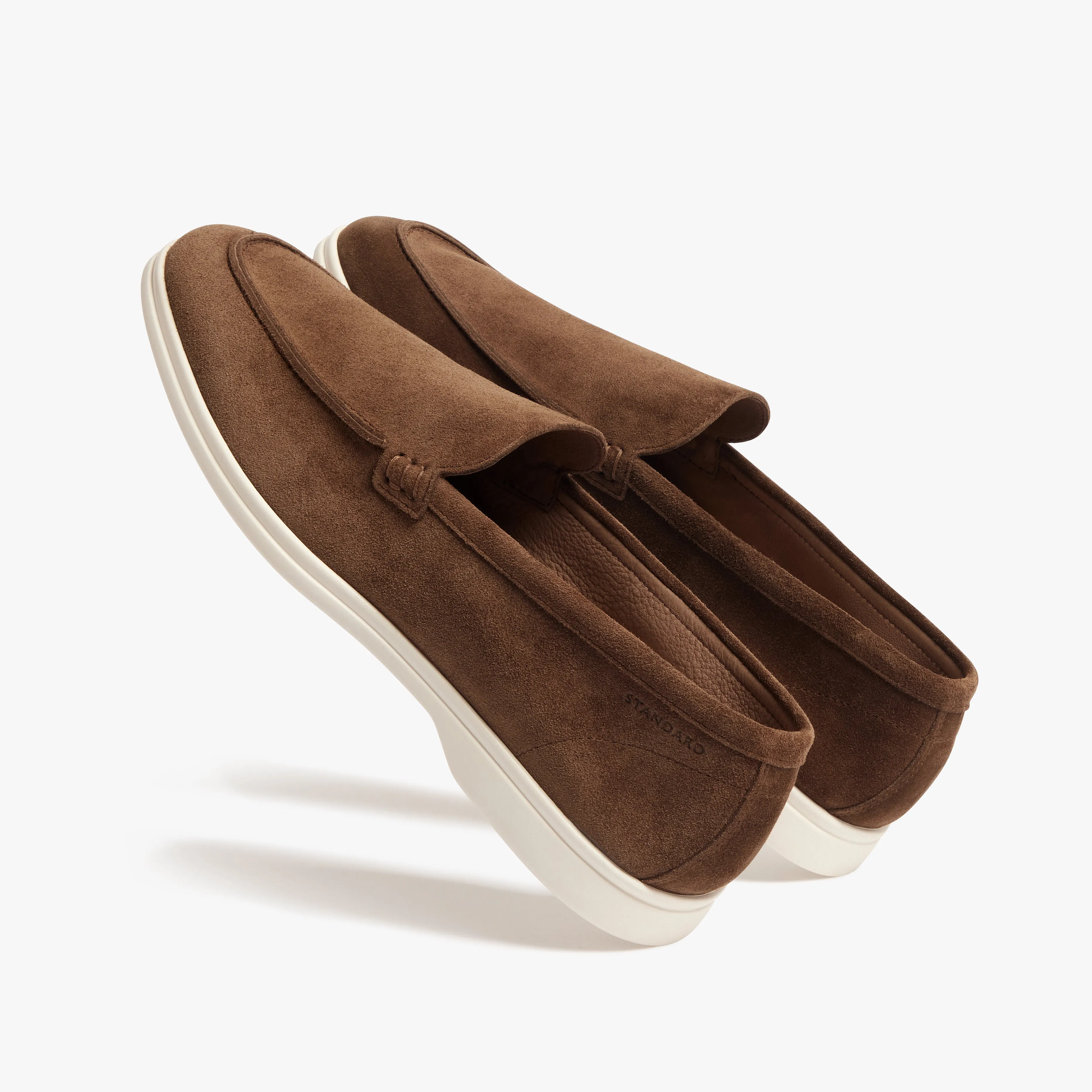 Relaxed Loafer Tobacco Suede Mens