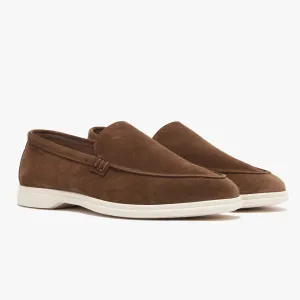 Relaxed Loafer Tobacco Suede Mens