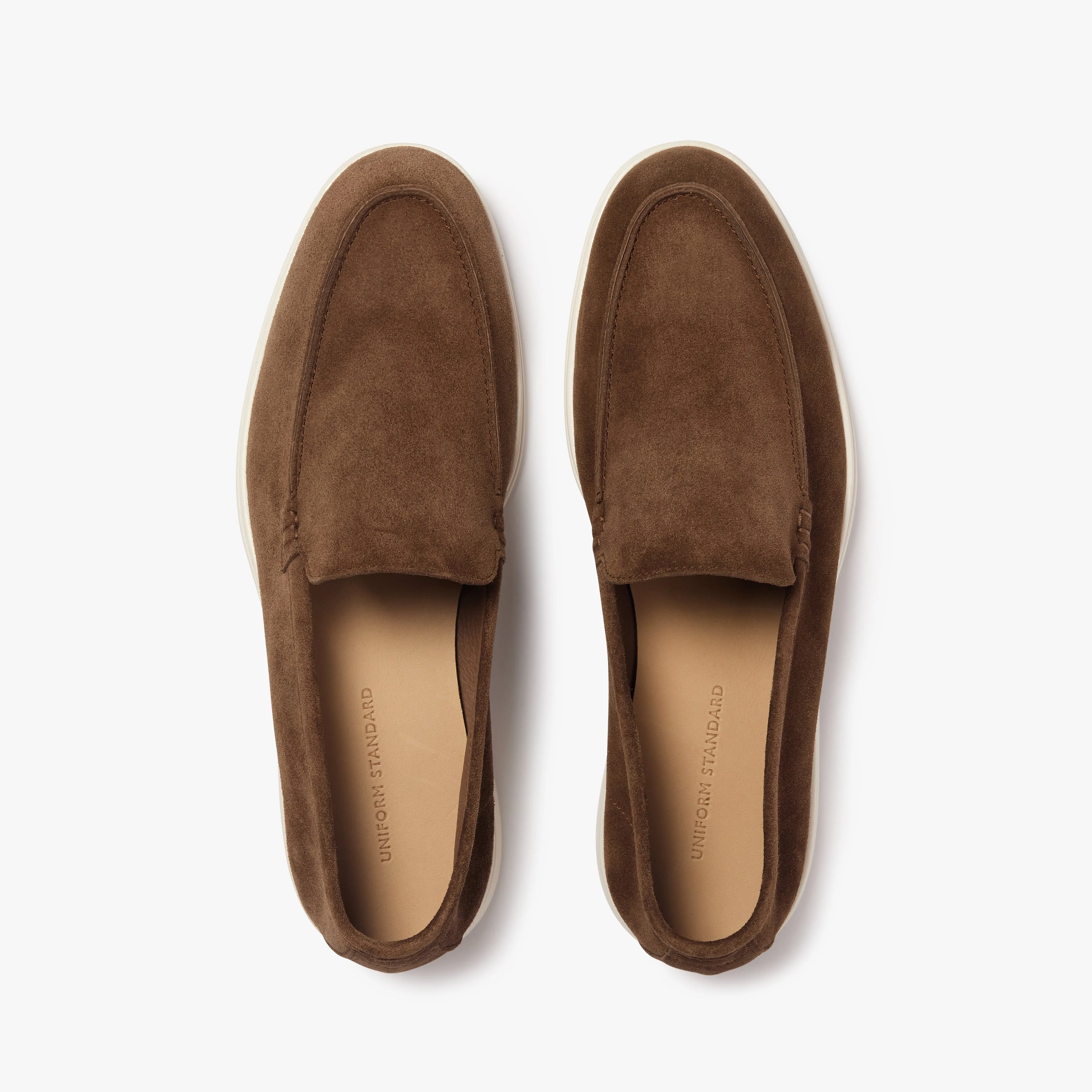 Relaxed Loafer Tobacco Suede Mens