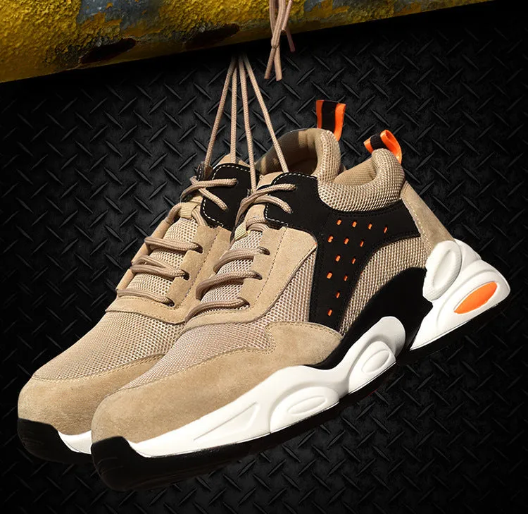Steel Toe Shoes for Men and Women Lightweight Comfortable Lightweight Work Safety Puncture Shoes Slip Proof Resistant Sneakers Indestructible Construction Utility Work Shoes