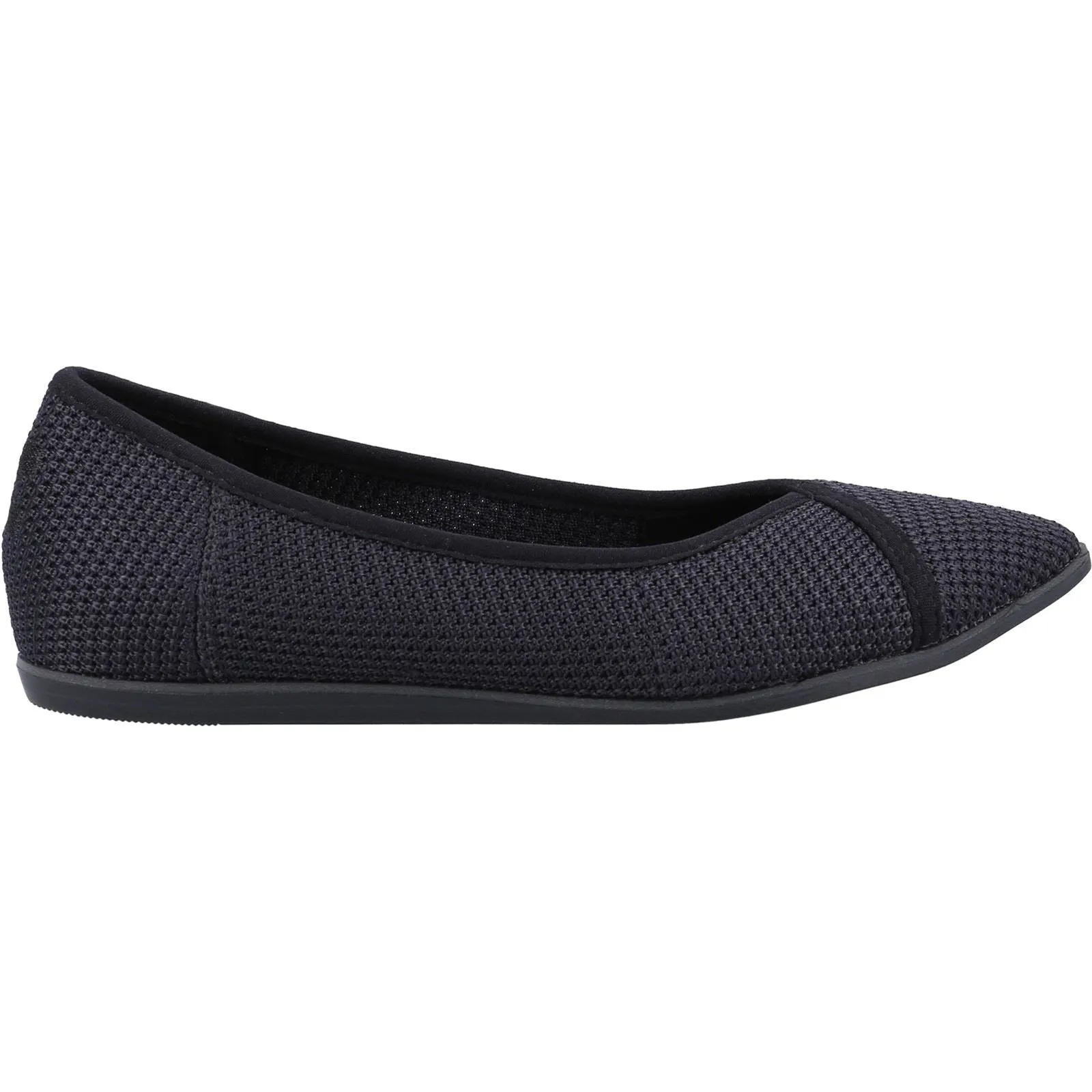 TOMS Katie Black 100% Cotton Female Slip On Ladies Shoes