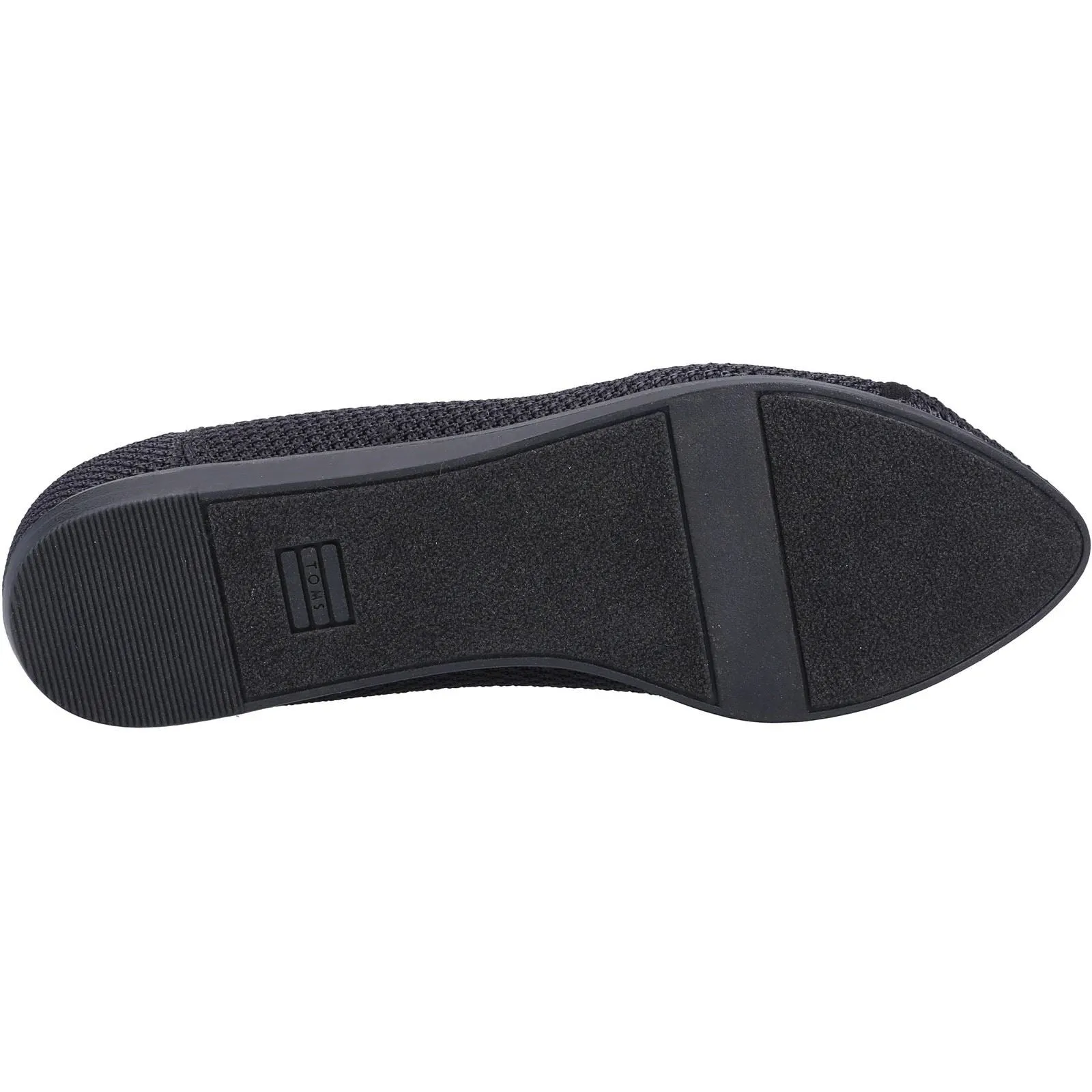 TOMS Katie Black 100% Cotton Female Slip On Ladies Shoes