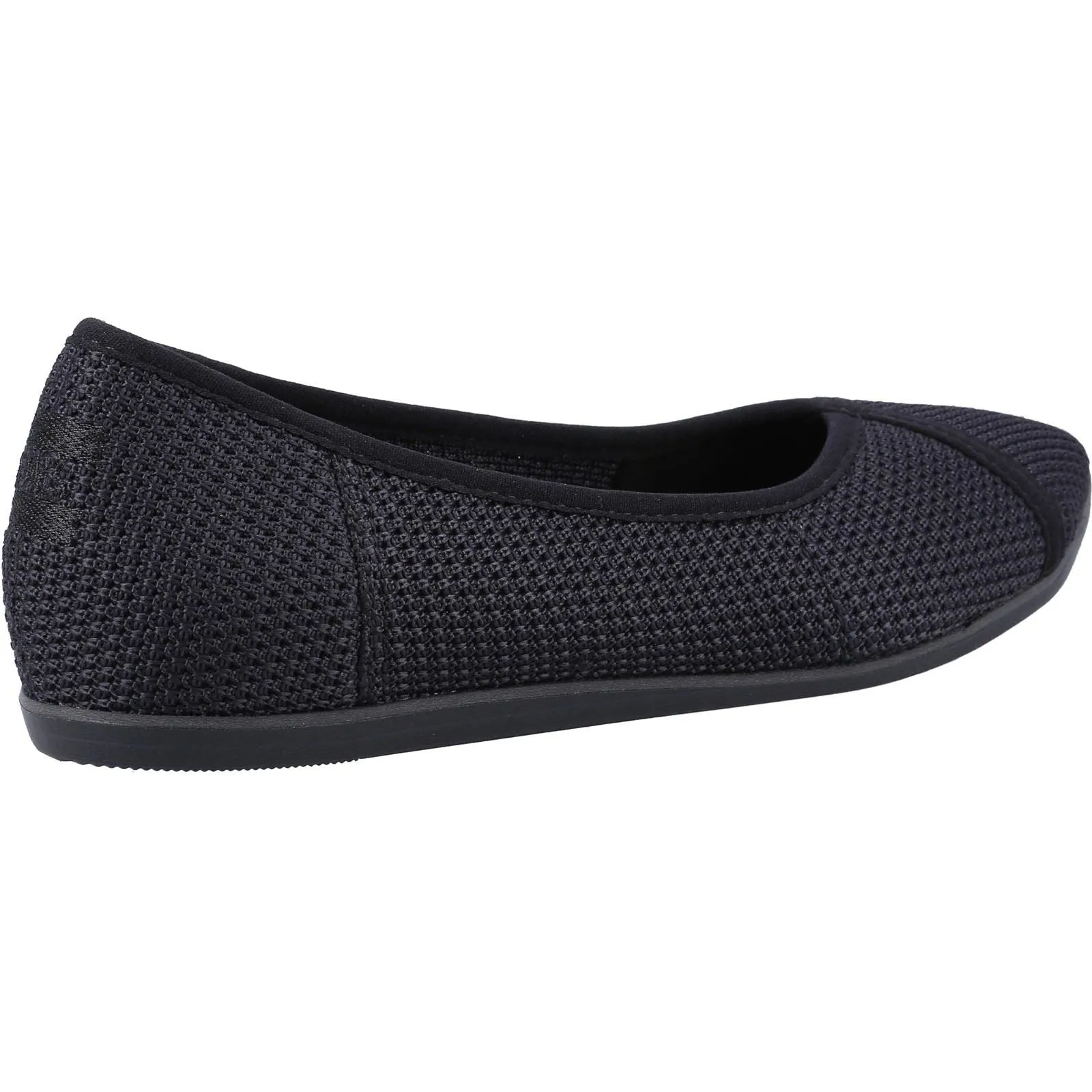 TOMS Katie Black 100% Cotton Female Slip On Ladies Shoes