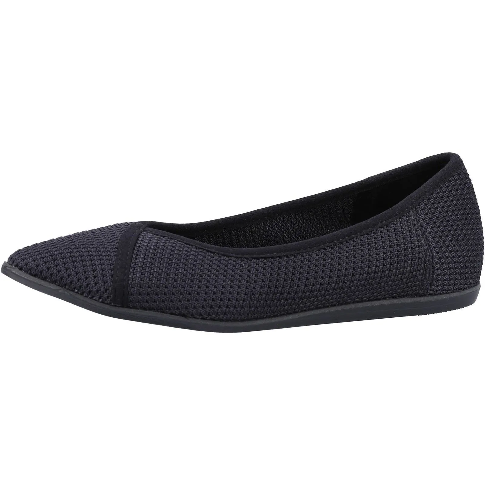 TOMS Katie Black 100% Cotton Female Slip On Ladies Shoes