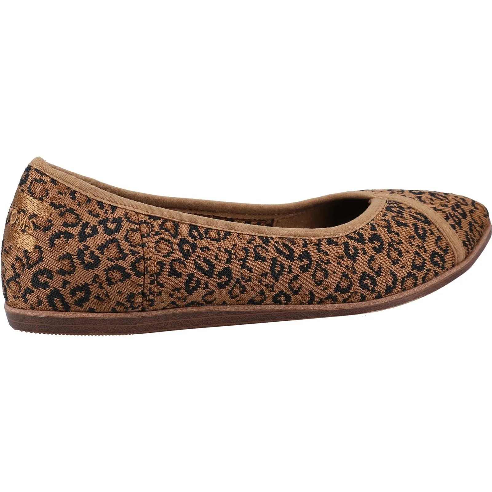 TOMS Katie Brown 100% Cotton Female Slip On Ladies Shoes