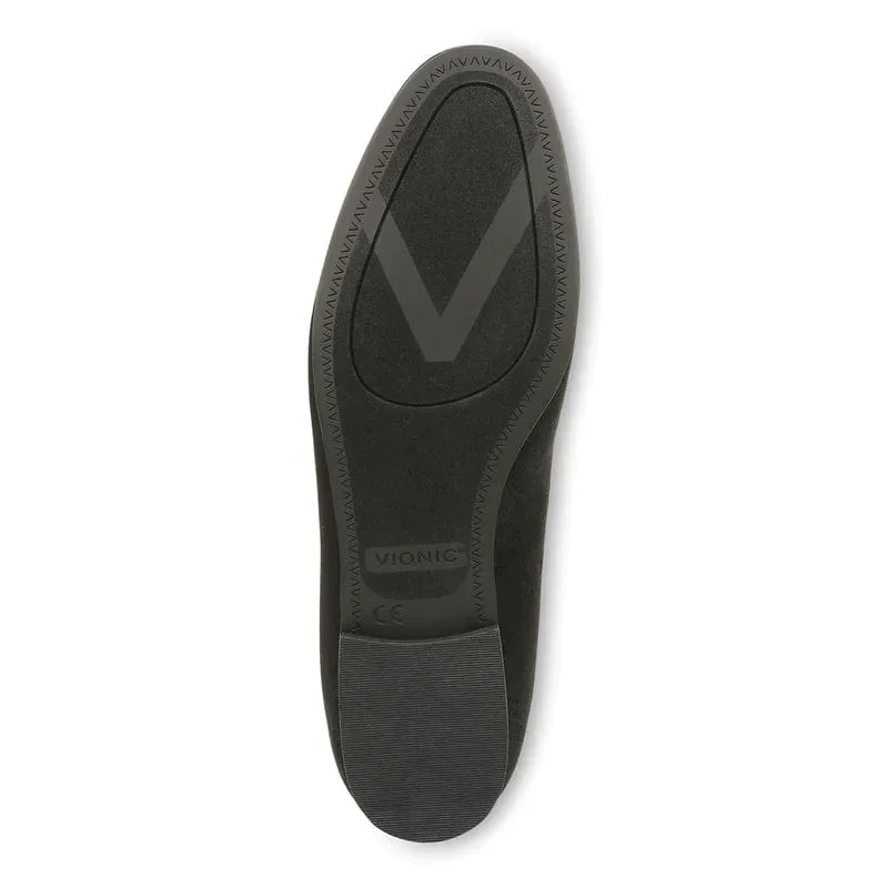 Vionic Women's Willa II Flats- Black Shimmer