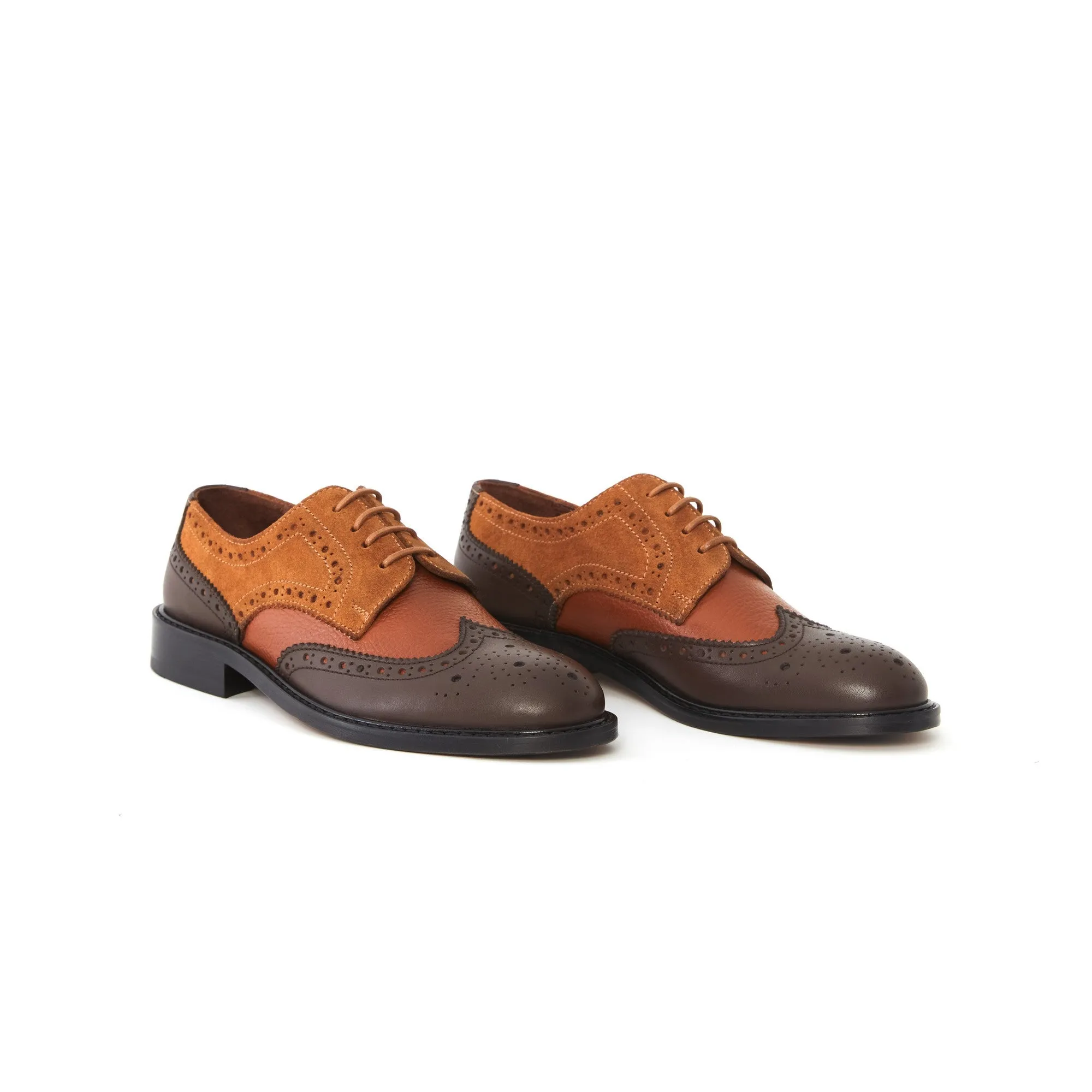 Women's Calf Leather Handmade Oxford W5028