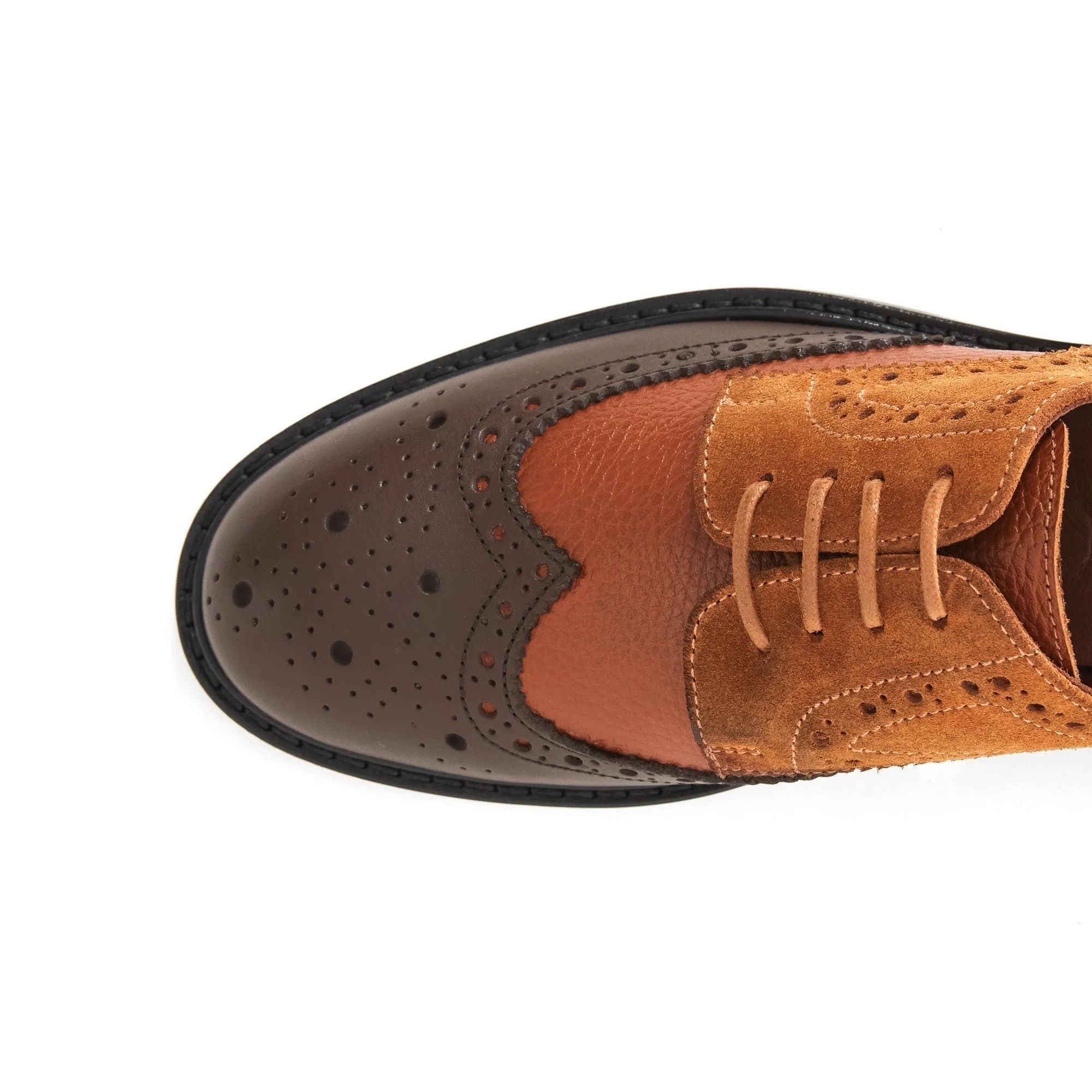 Women's Calf Leather Handmade Oxford W5028